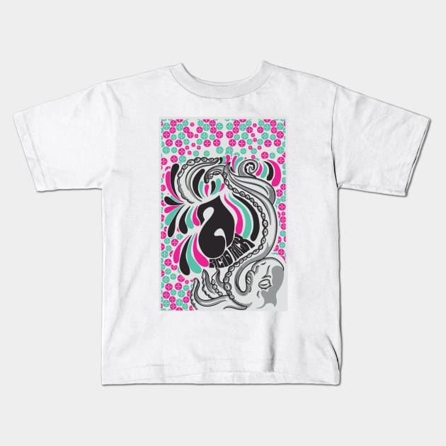 A for Acid Rock Kids T-Shirt by rjartworks